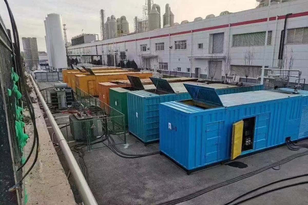 额敏发电机租赁施工现场